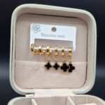 گوشواره 3 جفتی آویز ونکلیف