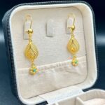 گوشواره طرح هندی آویز دار