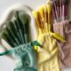 ست براش آرایشی ۱۳ تکه مدل پاستلی | همراه با کیف مخملی ست