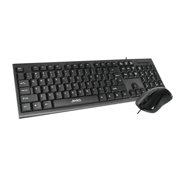 کیبورد و ماوس سیم دار JEDEL G17 | ست اداری اقتصادی با اتصال USB - Image 2