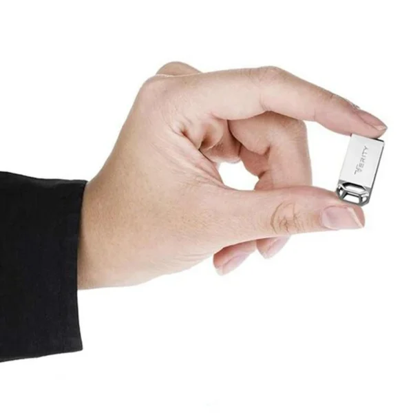 فلش مموری ۱۶ گیگابایت وریتی (Verity) مدل V-819 بند انگشتی فلزی USB 2.0 - Image 2