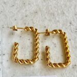 gold-steel-twisted-rectangle-hoop