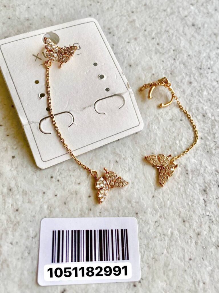 گوشواره پروانه ای