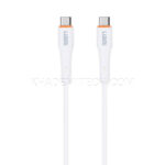کابل شارژ دو سر تایپ سی لیامی مدل LIAMI CA-LM55 60W سفید طول 1 متر - Image 3