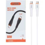 کابل شارژ دو سر تایپ سی لیامی مدل LIAMI CA-LM55 60W سفید طول 1 متر - Image 2
