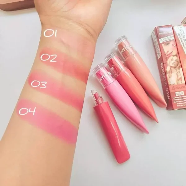 رژگونه مایع تیوپی Romantic Rain مدل Liquid Blush - تصویر 2