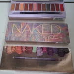 پالت سایه چشم ۱۲ رنگ نود NAKED با پیگمنت بالا، آینه و قلم - تصویر 3