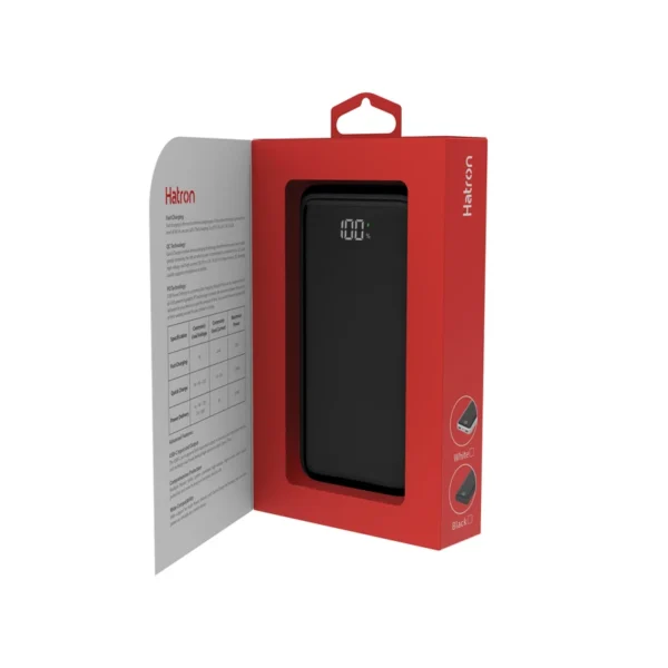پاوربانک هترون مدل HPB1055G با ظرفیت 10000میلی آمپر ساعت - Image 2